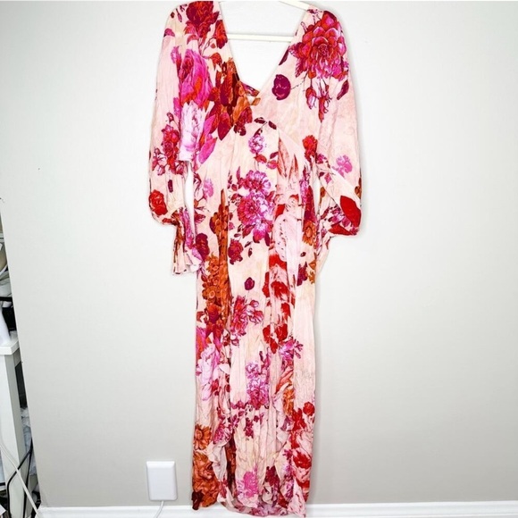 NWT Hemant & Nandita Dali Bohemian Floral Elegant Kaftan Maxi Dress Size Medium - Picture 9 of 14